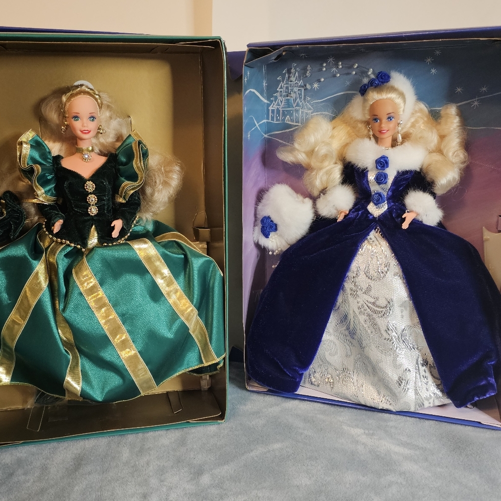 2fer Barbie Winter Princess Collection - Evergreen Princess, Winter Princess